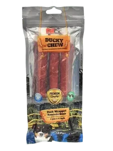 PETEX מקלות ברווז וכבד עוף 8" (3 יח') 180 גרם PETEX מקלות ברווז וכבד עוף 8" (3 יח') 180 גרם