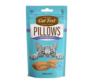 Cat Fest חטיף לחתול כריות עם קרם עוף 30 גרם Cat Fest חטיף לחתול כריות עם קרם עוף 30 גרם